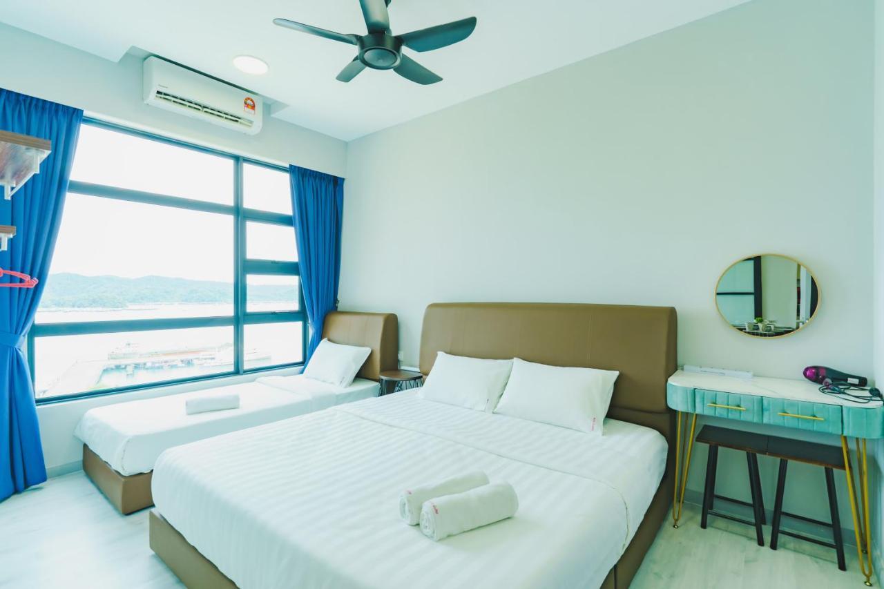 Full Seaview 2R1B Condo For 6Pax In 코타키나발루 외부 사진