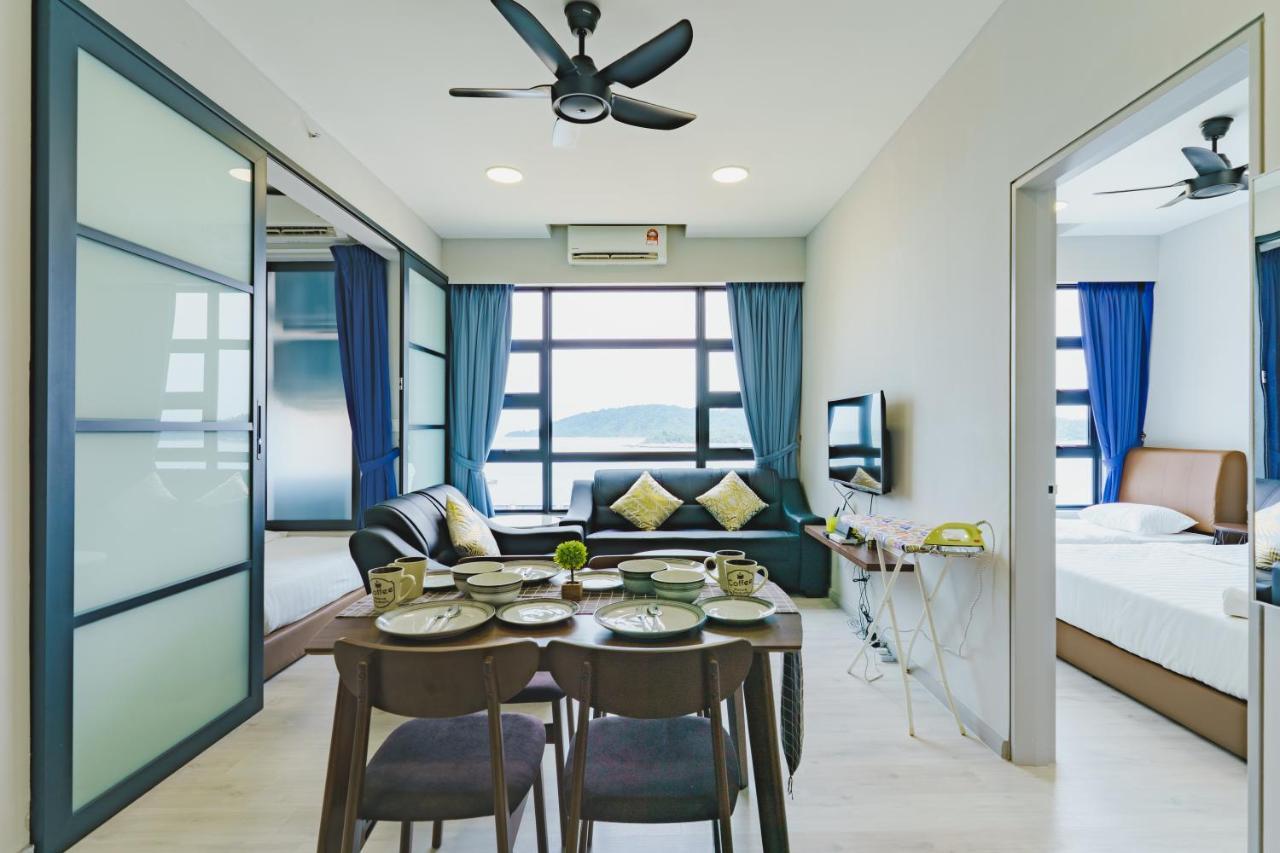 Full Seaview 2R1B Condo For 6Pax In 코타키나발루 외부 사진